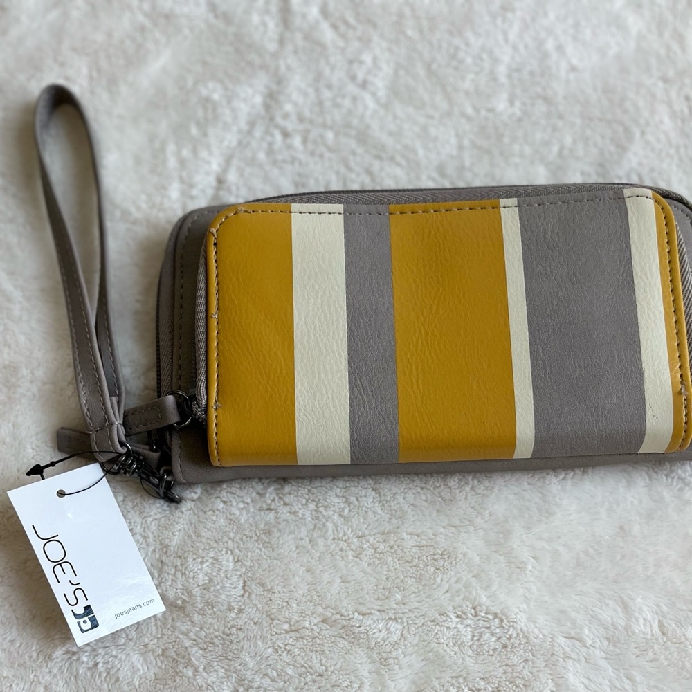 NWT joe’s 2 zip wallet